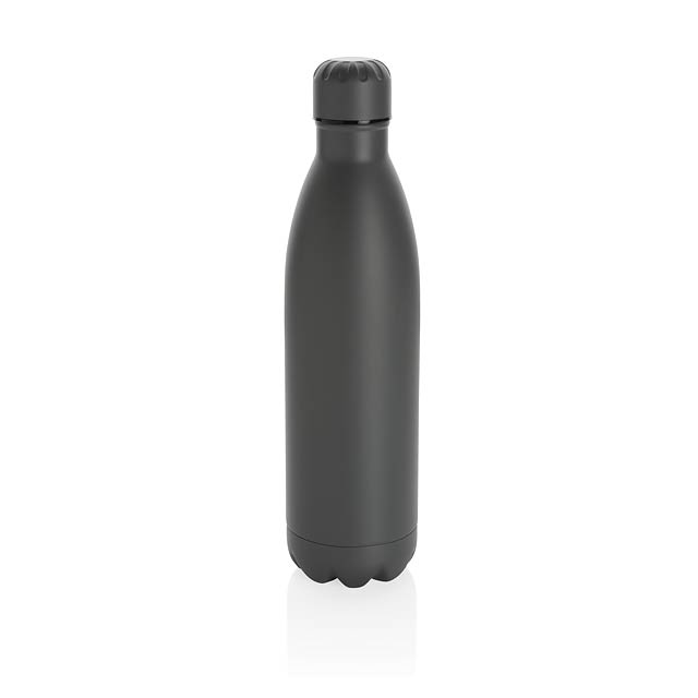 Solid Color Vakuum Stainless-Steel Flasche 750ml, grau - Grau