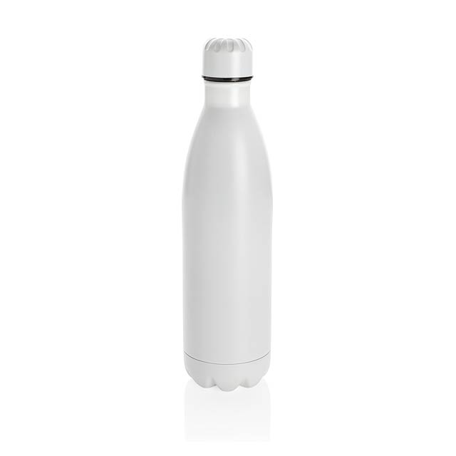 Solid Color Vakuum Stainless-Steel Flasche 750ml, weiß - Weiß 