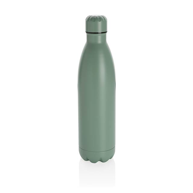 Solid color vacuum stainless steel bottle 750ml, green - green