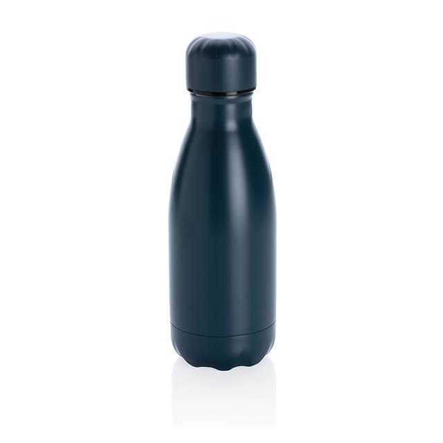 Solid color vacuum stainless steel bottle 260ml, blue - blue