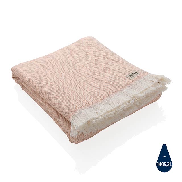 Ukiyo Hisako AWARE™ 4 Seasons towel/blanket 100x180cm, pink - pink