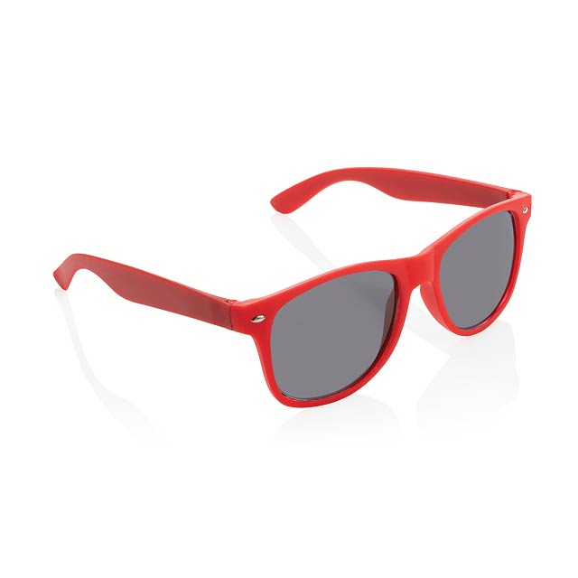 UV 400 Sonnenbrille, rot - Rot