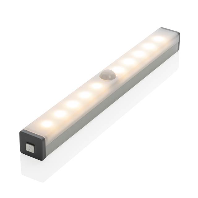 USB-rechargeable motion sensor LED light medium, silver - silver