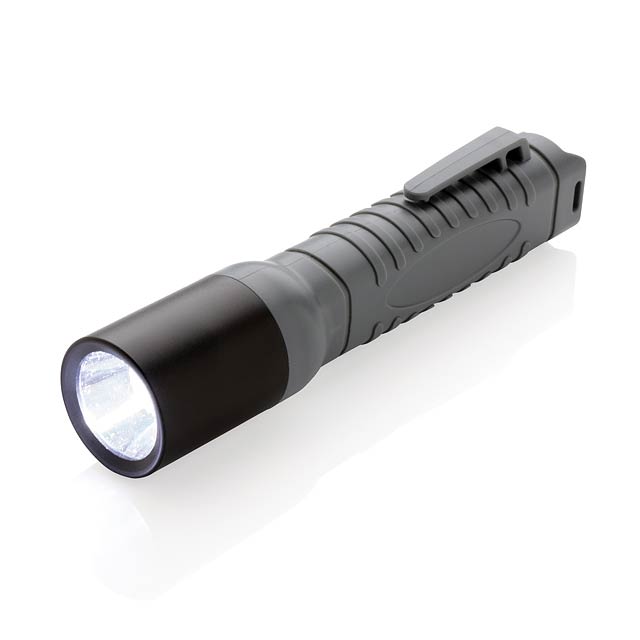 3W LED Lightweight Taschenlampe medium, schwarz - schwarz