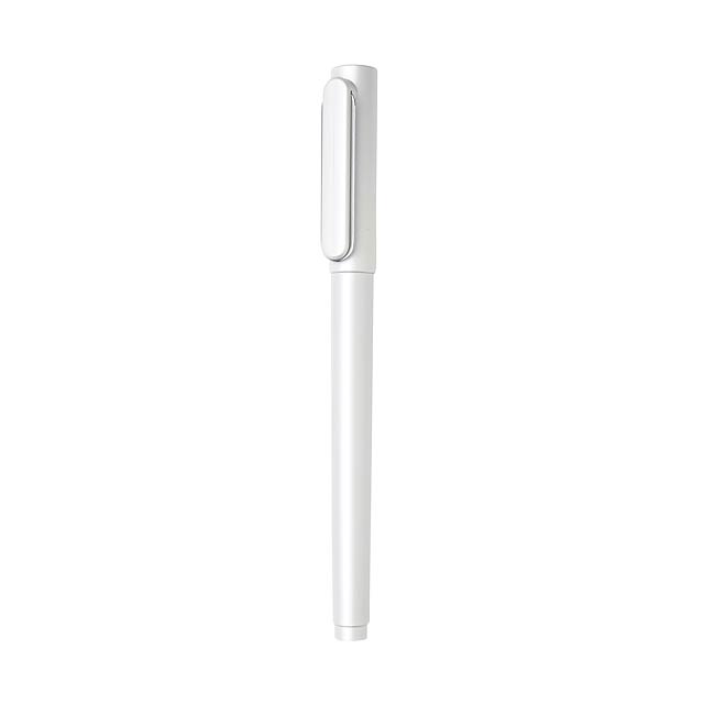 X6 cap pen with ultra glide ink, white - white