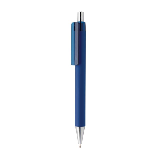 X8 Stift mit Smooth-Touch, navy blau - blau