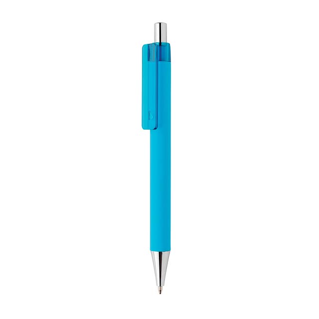 X8 Stift mit Smooth-Touch, blau - blau