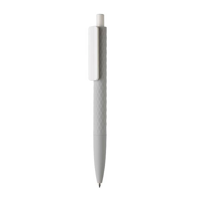 X3-Stift mit Smooth-Touch, grau - Grau