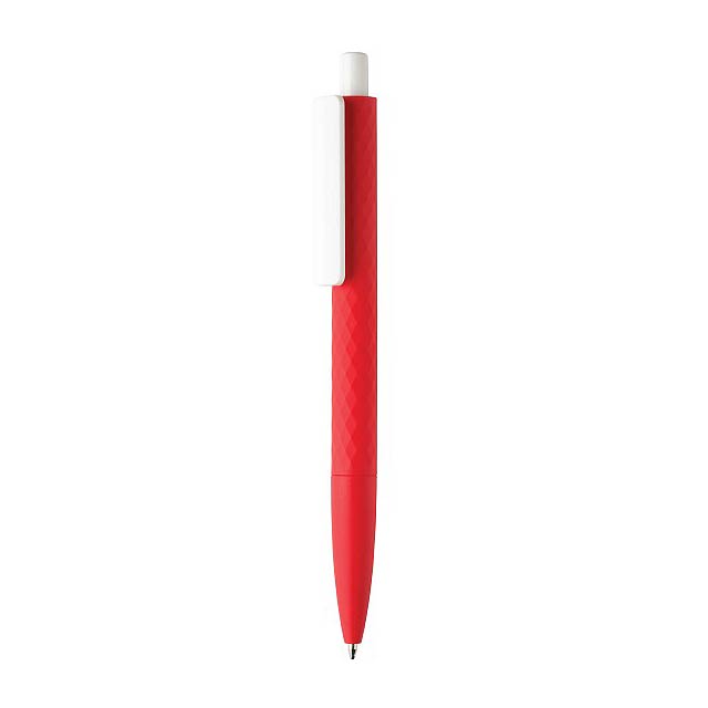 X3-Stift mit Smooth-Touch, rot - Rot