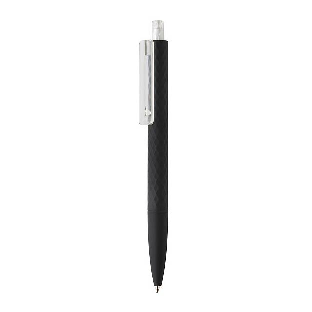 X3 black smooth touch pen, transparent - black