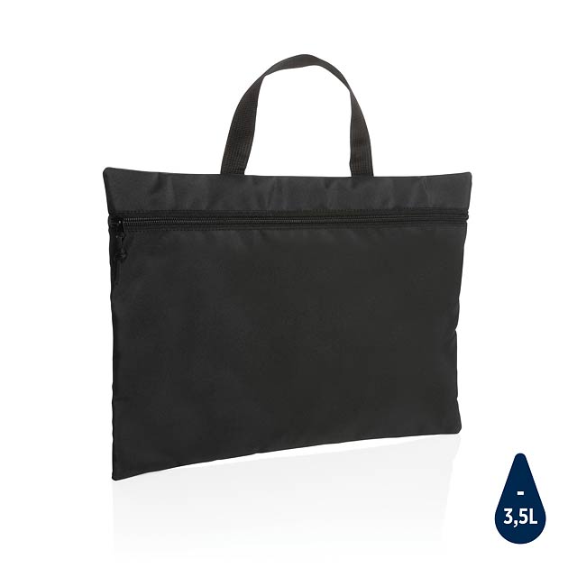 Impact AWARE™ lightweight document bag, black - black