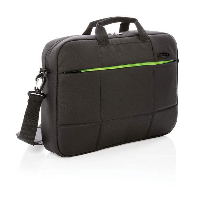 Soho 15.6" Business Laptop-Tasche aus RPET, PVC-frei - schwarz
