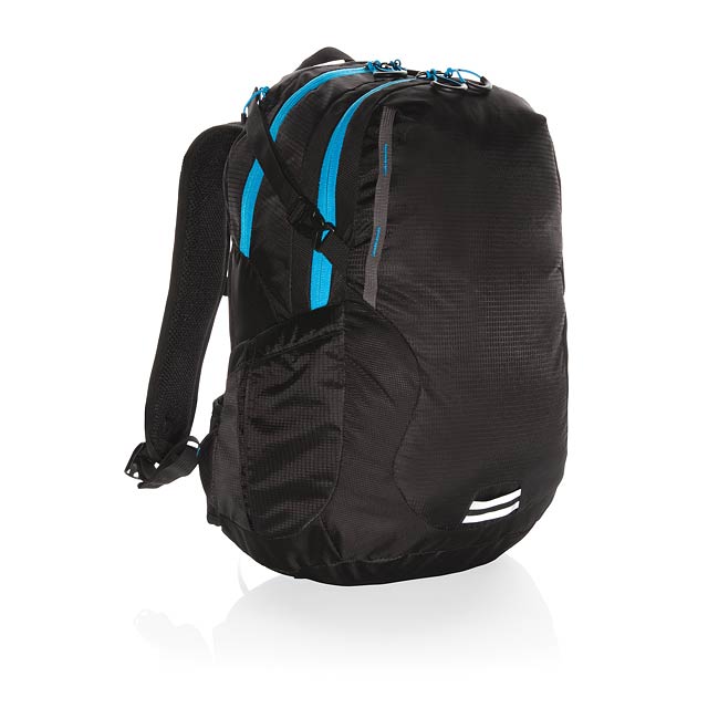 Explorer ribstop medium hiking backpack 26L PVC free, black - black
