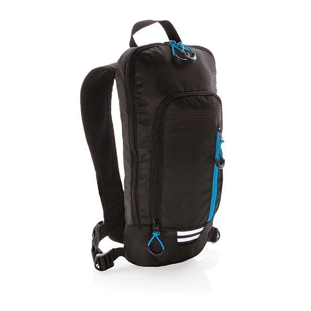 Explorer ribstop small hiking backpack 7L PVC free, black - black