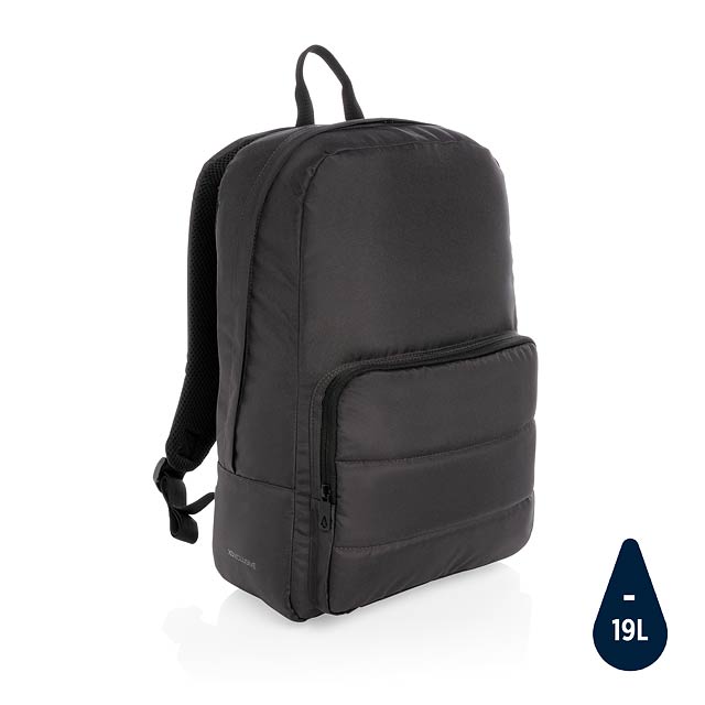 Základní batoh na 15,6' notebook Impact z RPET AWARE™, černá - čierna