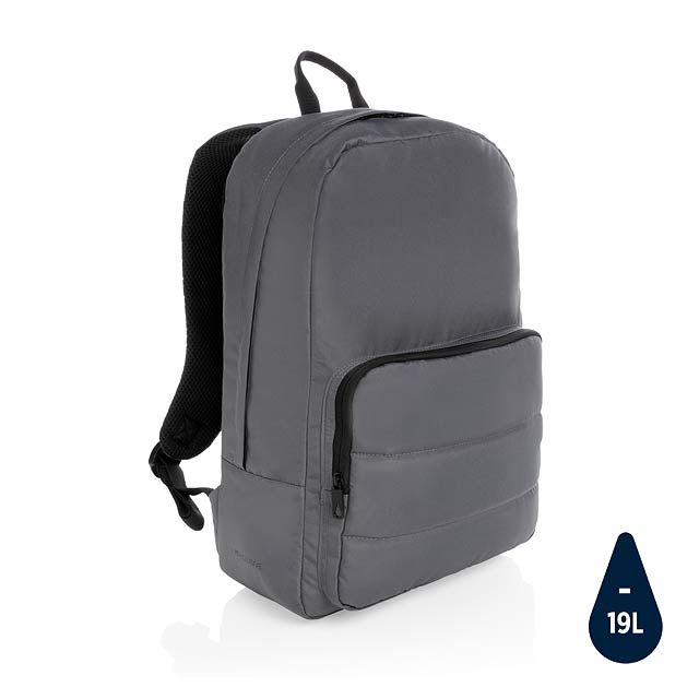 Základní batoh na 15,6' notebook Impact z RPET AWARE™, antra - černá