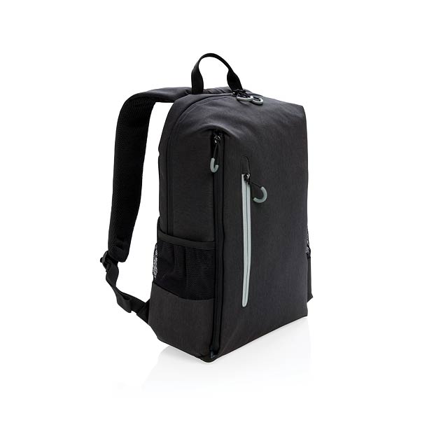 RFID USB batoh Lima na 15,6" notebook - černá