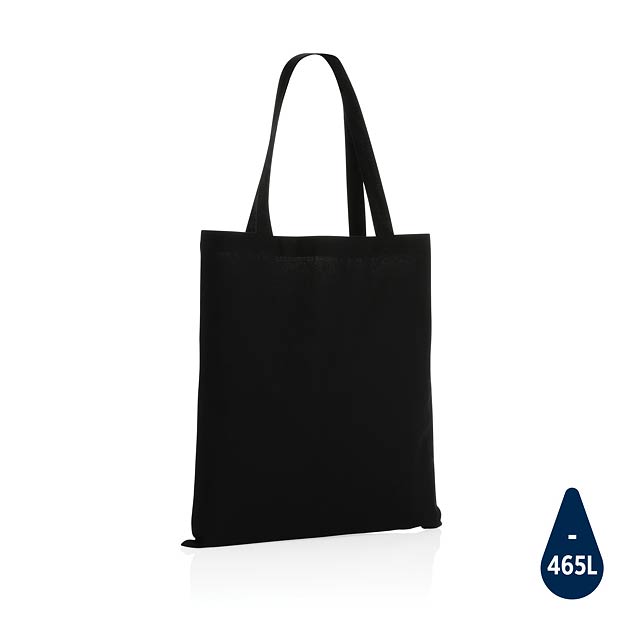 Impact AWARE™ Recycled cotton tote 145gr, black - black