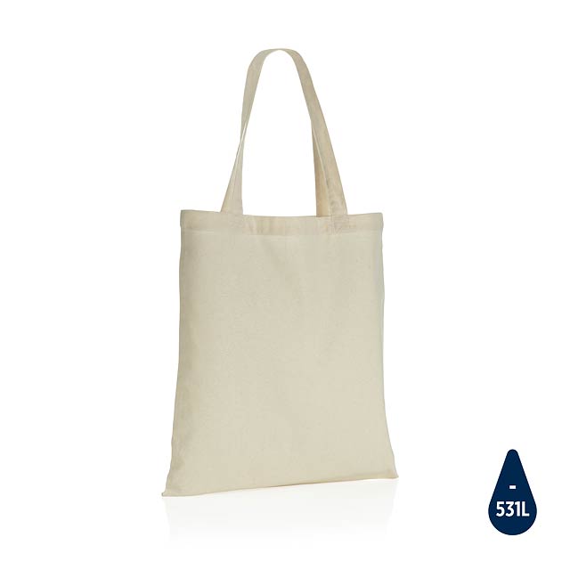 Impact AWARE™ Recycled cotton tote 145gr, natural - white