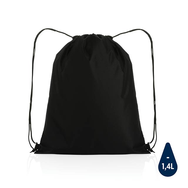 Impact AWARE™ RPET 190T drawstring bag, black - black