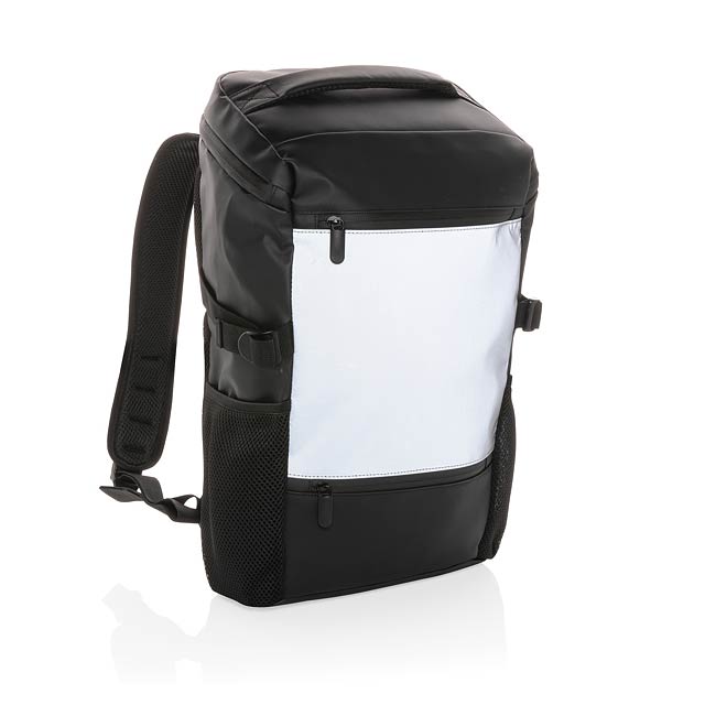 Reflexní batoh na 15,6' notebook, černá - černá