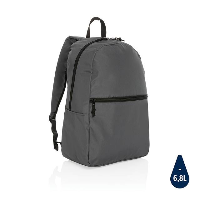 Impact AWARE™ RPET lightweight backpack, anthracite - black