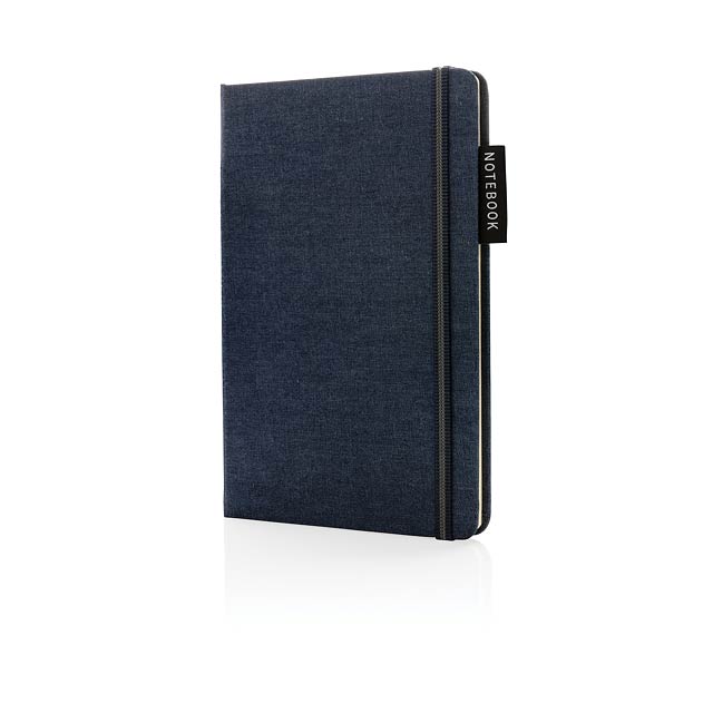Deluxe A5 Denim Notizbuch - blau