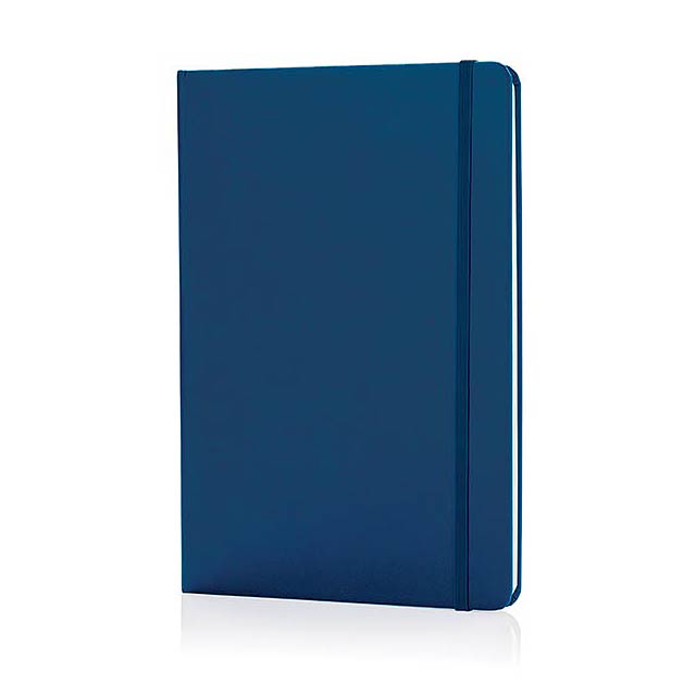 Basic Hardcover Notizbuch A5, königsblau - blau