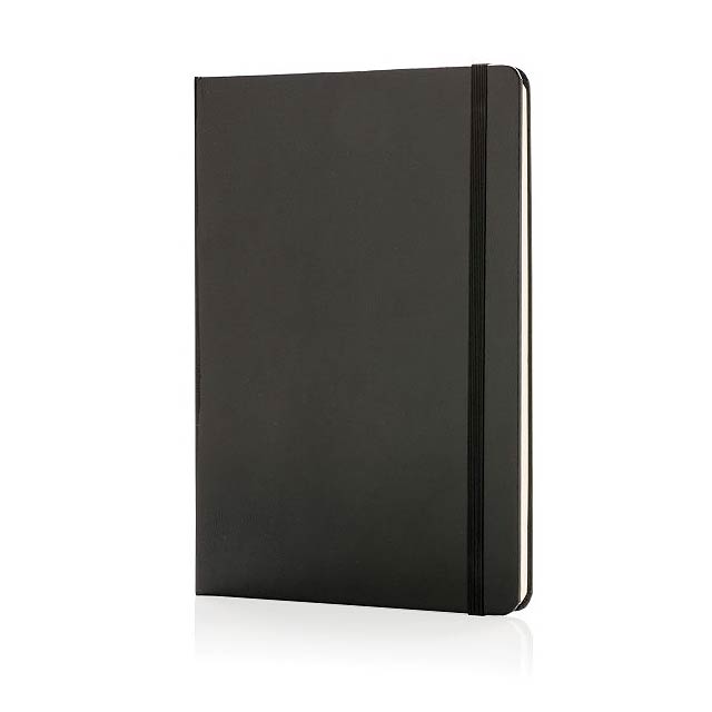 Classic hardcover sketchbook A5 plain, black - black