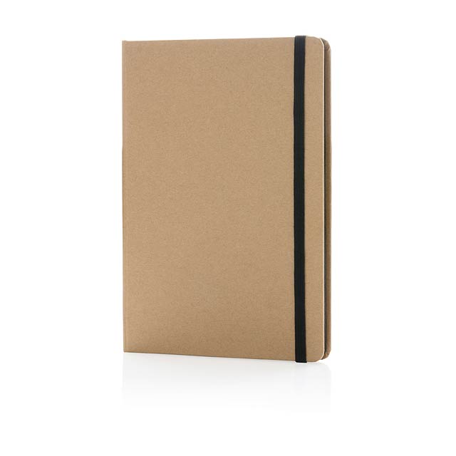 Eco-friendly A5 kraft notebook - black