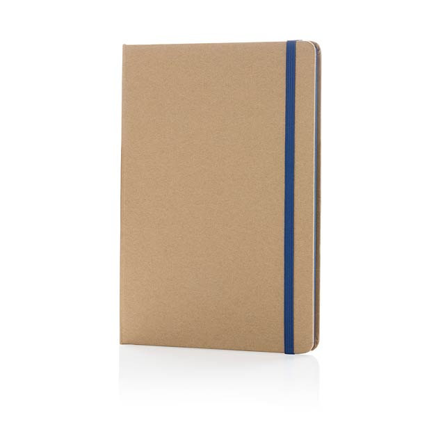 Eco-friendly A5 kraft notebook - blue