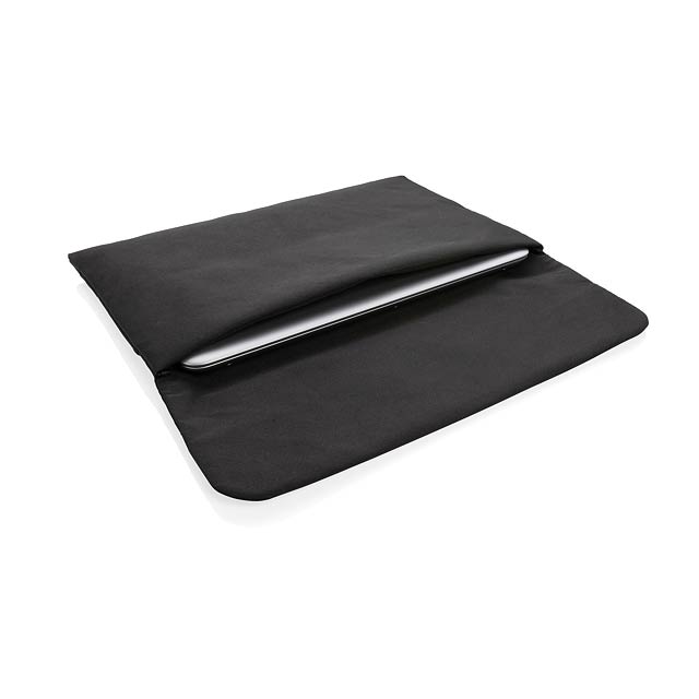 magnetisch verschließbares 15.6" Laptop-Sleeve - schwarz