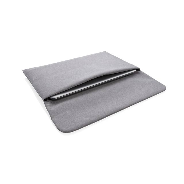 Magnetic closing 15.6" Laptop sleeve PVC free - grey
