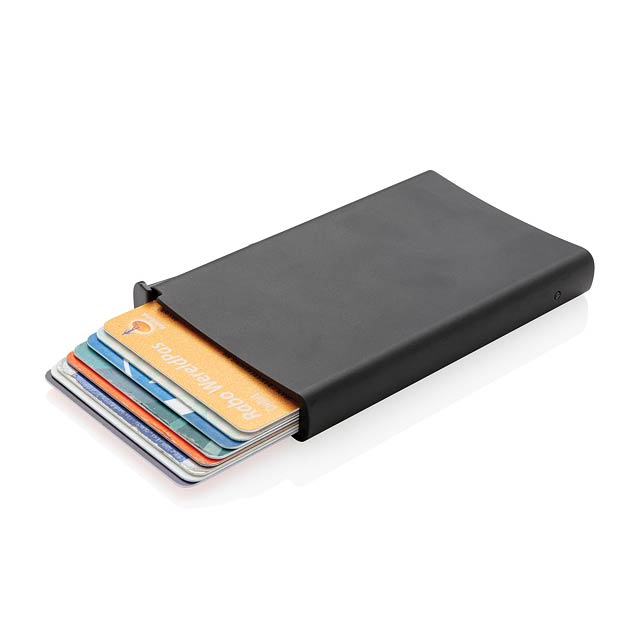 Standard aluminium RFID cardholder - black