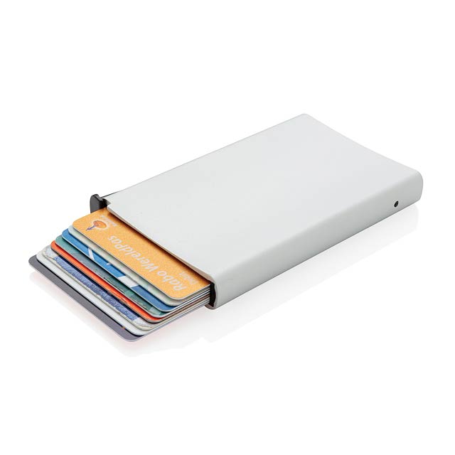 Standard aluminium RFID cardholder - silver