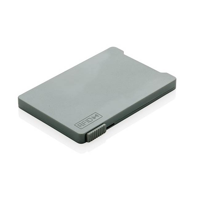 Multiple cardholder with RFID anti-skimming", grey - grey