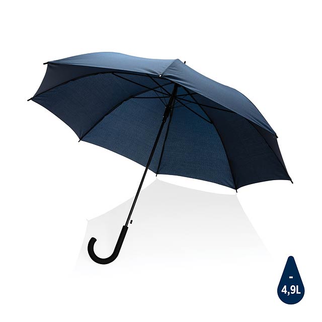 23" Impact AWARE™ RPET 190T standard auto open umbrella, nav - blue