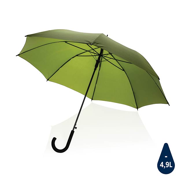 23" Impact AWARE™ RPET 190T standard auto open umbrella, gre - green