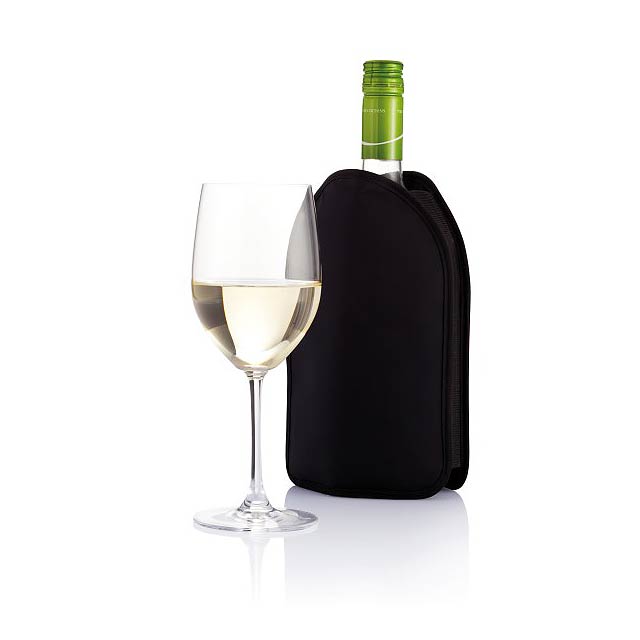 Wine cooler sleeve, black - black