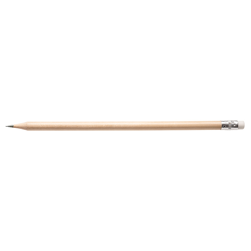 LONGA - wooden pencil with eraser - wood