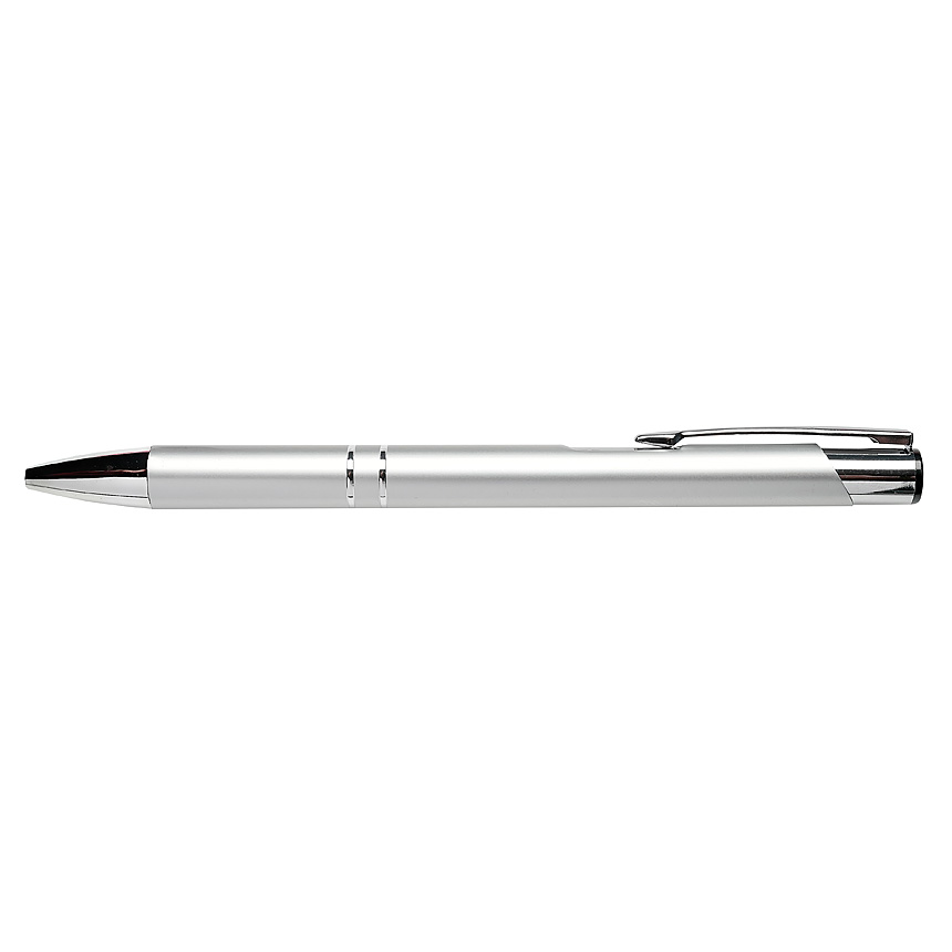 BOLD - kovové guľôčkové pero - strieborná
