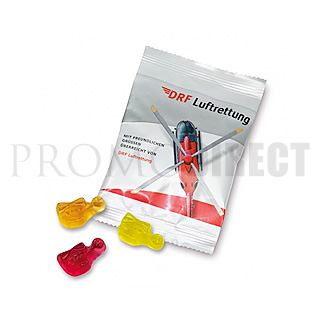 Package rubber candies standard shapes - multicolor