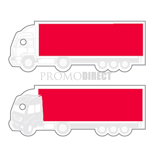 Aroma visačka tvar - nákladní auto - bílá