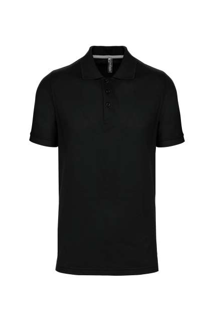 Designed To Work Men's Short-sleeved Polo Shirt - černá