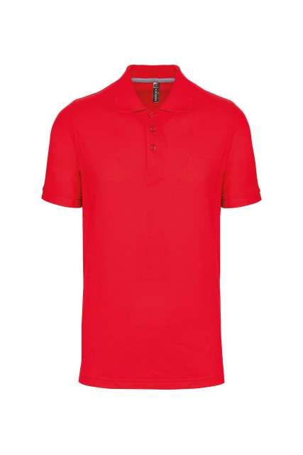 Designed To Work Men's Short-sleeved Polo Shirt - Designed To Work Men's Short-sleeved Polo Shirt - Cherry Red