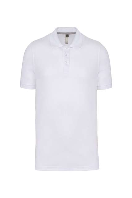 Designed To Work Men's Short-sleeved Polo Shirt - Weiß 