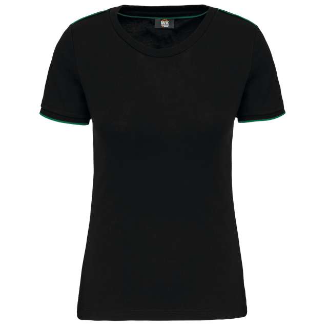 Designed To Work Ladies Short-sleeved Daytoday T-shirt - černá