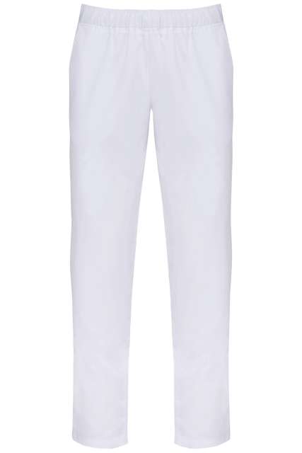 Designed To Work Unisex Cotton Trousers - bílá