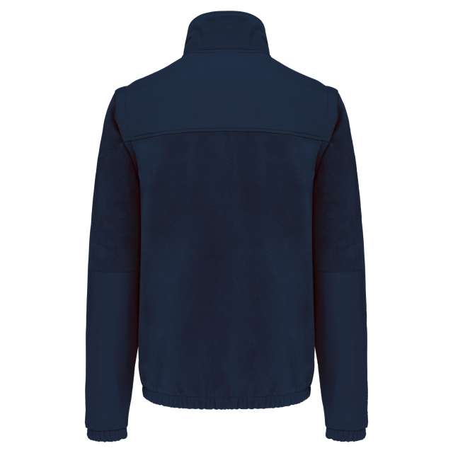 Designed To Work Fleece Jacket With Removable Sleeves - Designed To Work Fleece Jacket With Removable Sleeves - Navy