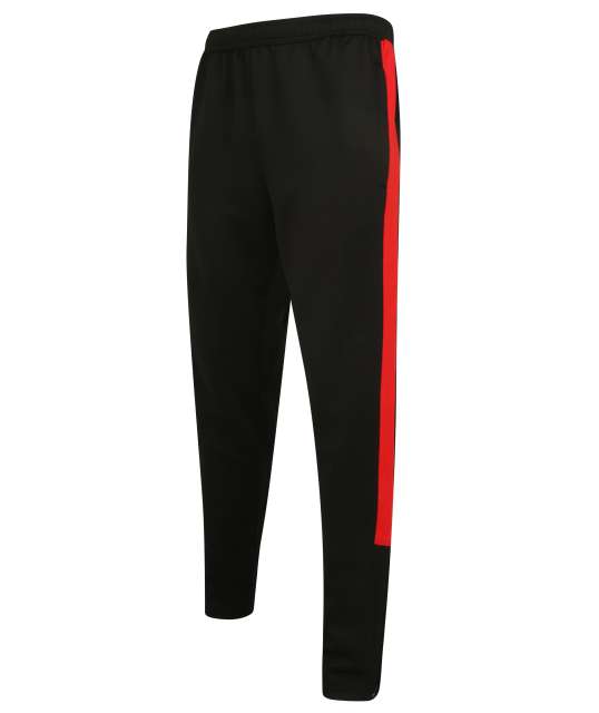 Finden + Hales Adult's Knitted Tracksuit Pants - red